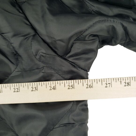 Grunt Style Jacket Men Large Puffer Full Zip Packable Black Hooded Quilted NWOT - Picture 11 of 12